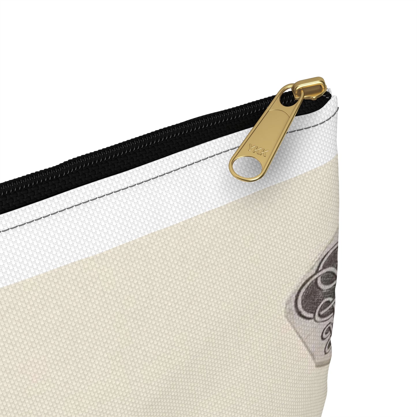 Leonardo da Vinci - Fourth Knot Large Organizer Pouch with Black Zipper