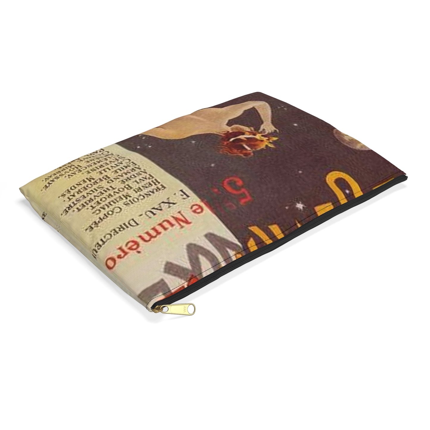 Affiche pour annoncer la publication de "Rome" dans Le Journal. Large Organizer Pouch with Black Zipper