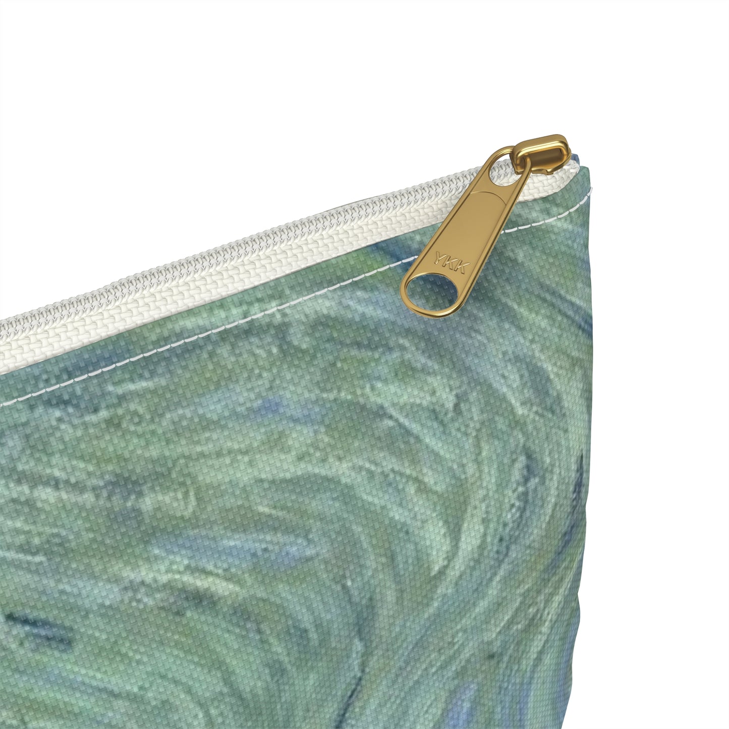 A painting of a man in a suit and tie. Van gogh illustration insanity. Large Organizer Pouch with Black Zipper