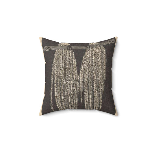 Samuel Jessurun de Mesquita - Paradijsvogel Decorative Accent Square Pillow