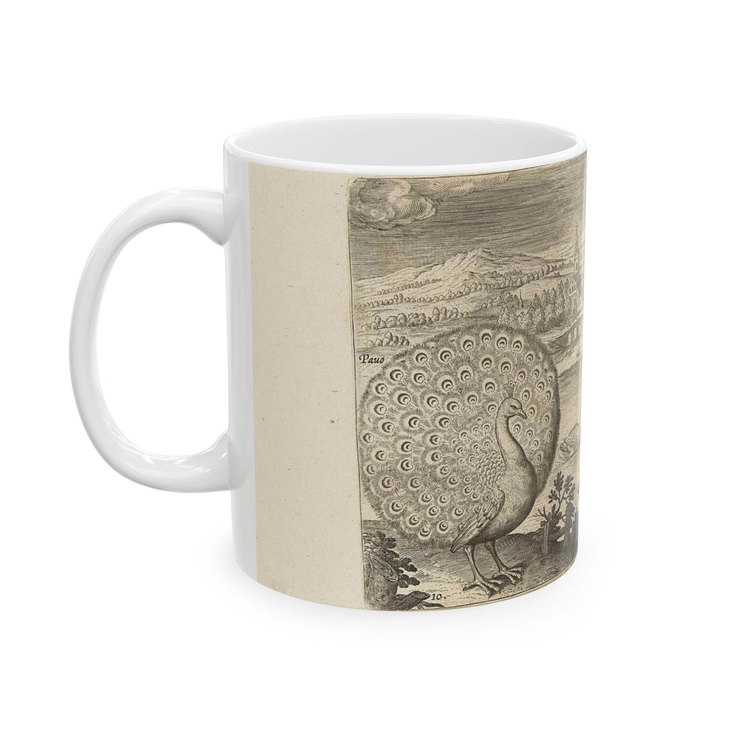 Adriaen Collaert - Enkele vogels in een landschap Beautiful Novelty Ceramic Coffee Mug 11oz