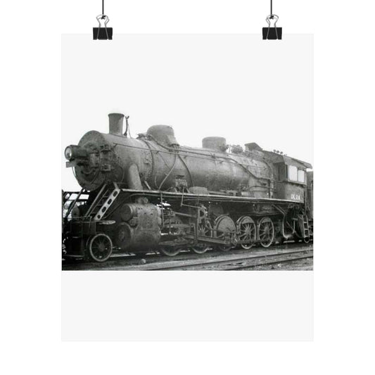 China Railways DK1 2x - Steam locomotive, Public domain image High Quality Matte Wall Art Poster for Home, Office, Classroom