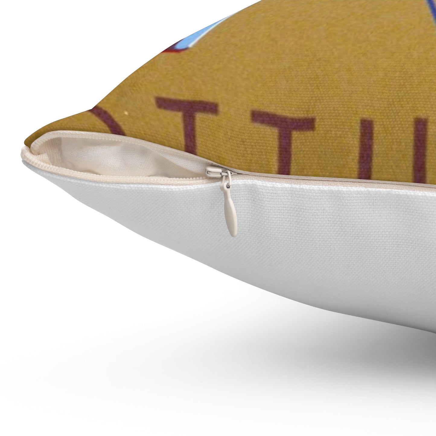 Opening Ottumwa Art Center, 122 E 3rd St. Saturday June 17 Decorative Accent Square Pillow