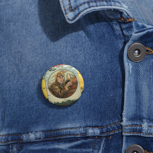 William Fox presents Lt. Ormer Locklear in The skywalker Pin Buttons with Crisp Design