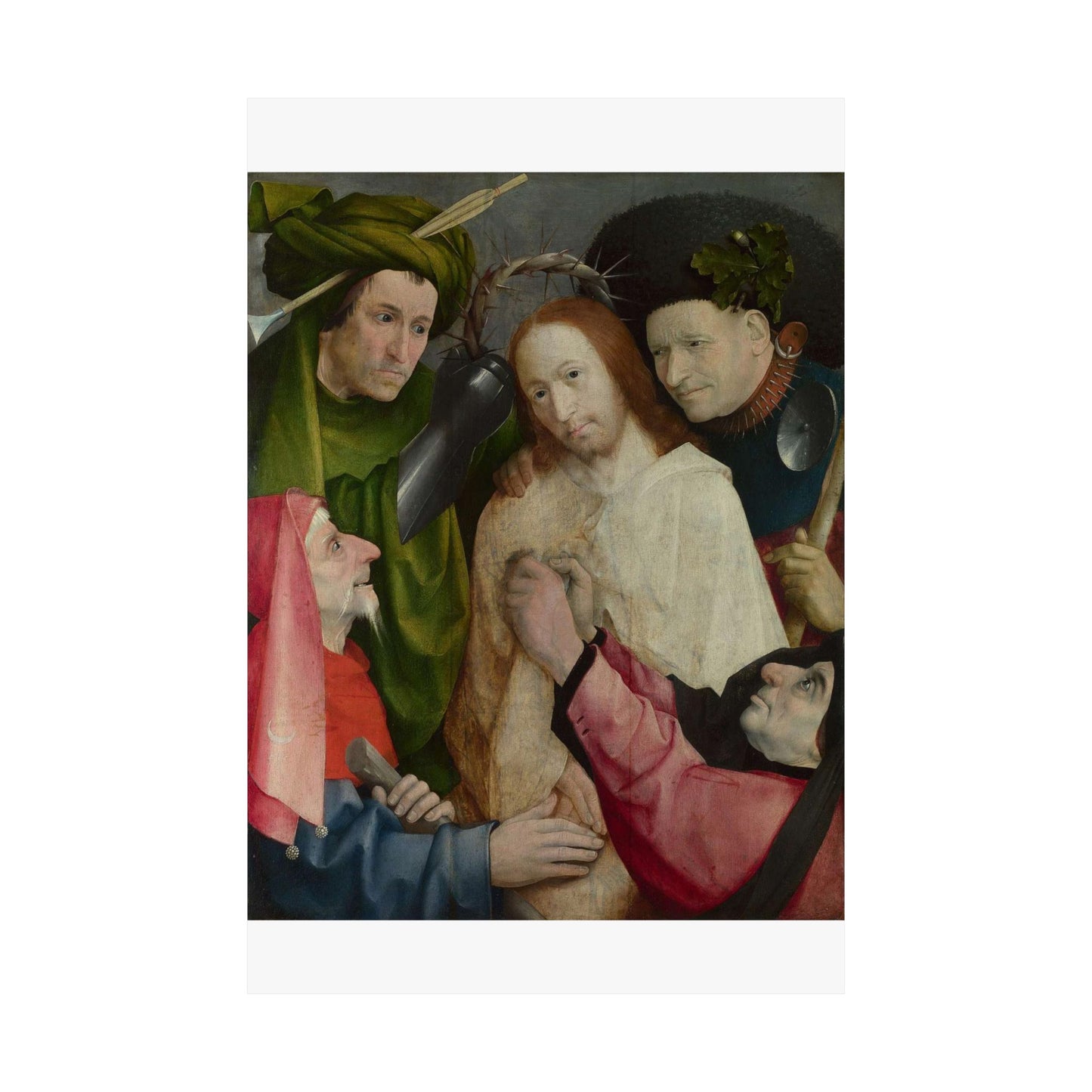 Hieronymus Bosch - Christ Mocked (The Crowning with Thorns) - Google Art Project High Quality Matte Wall Art Poster for Home, Office, Classroom