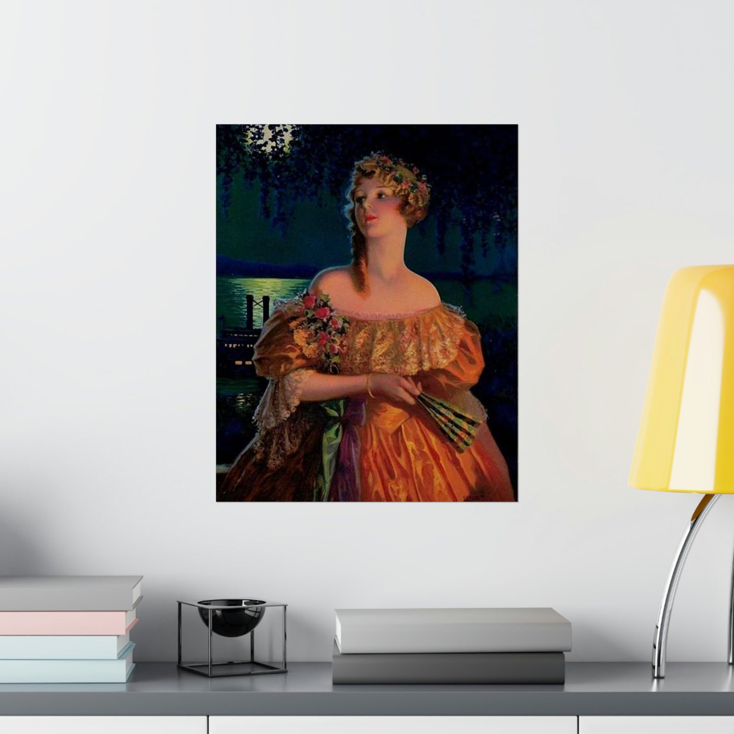 "Dixie", print of painting by Edward Mason Eggleston, 1929 High Quality Matte Wall Art Poster for Home, Office, Classroom