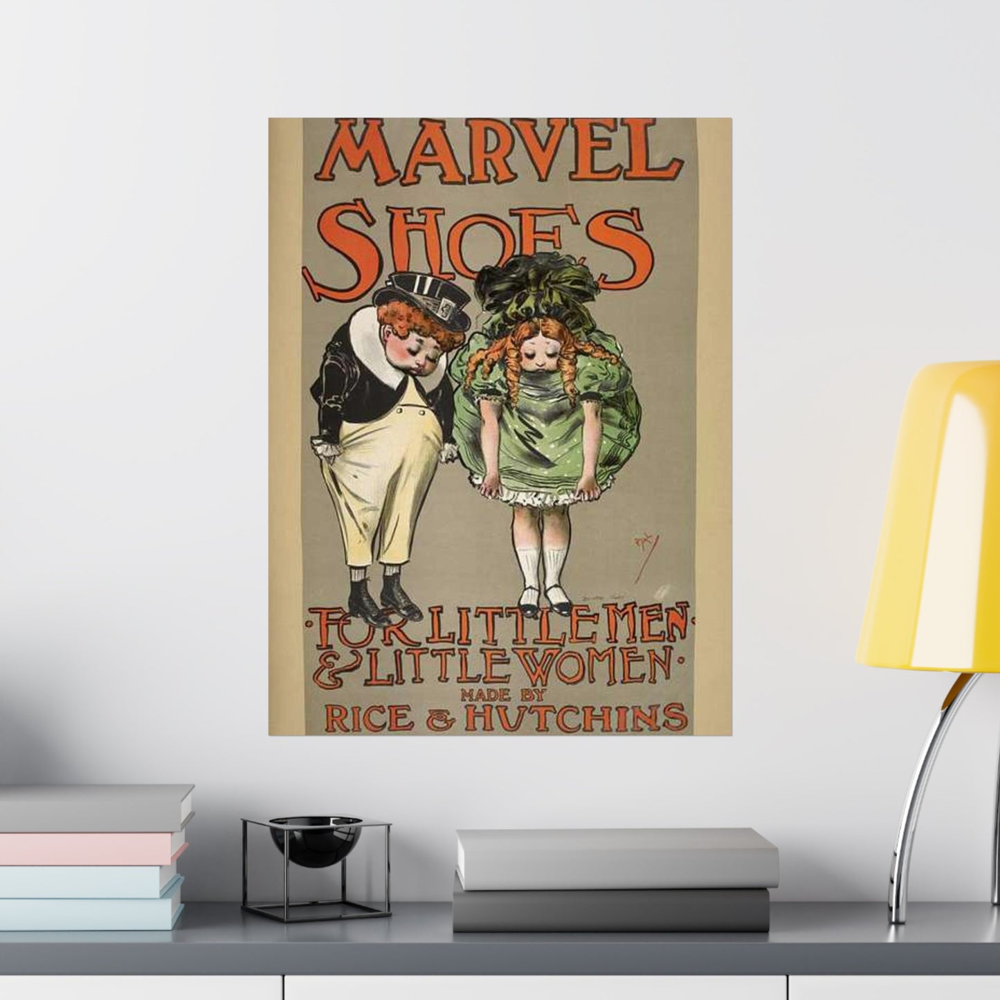 Marvel shoes for little men & little women. High Quality Matte Wall Art Poster for Home, Office, Classroom