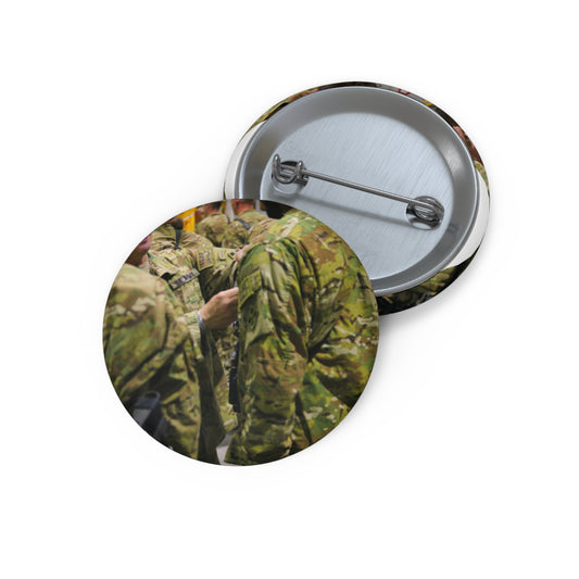U.S. Army Lt. Col. Jason Hancock serving with 3rd Squadron, Pin Buttons with Crisp Design