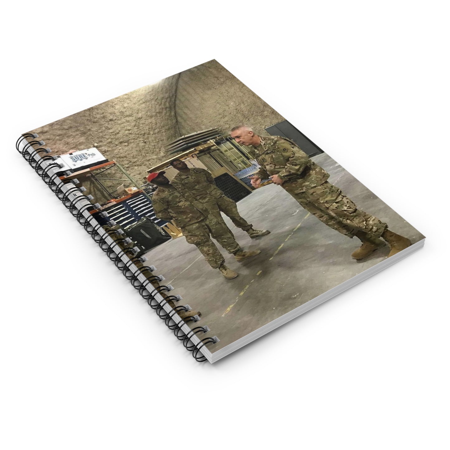 Maj. Gen. John P. Sullivan, commanding general of the Spiral Bound Ruled Notebook with Printed Cover