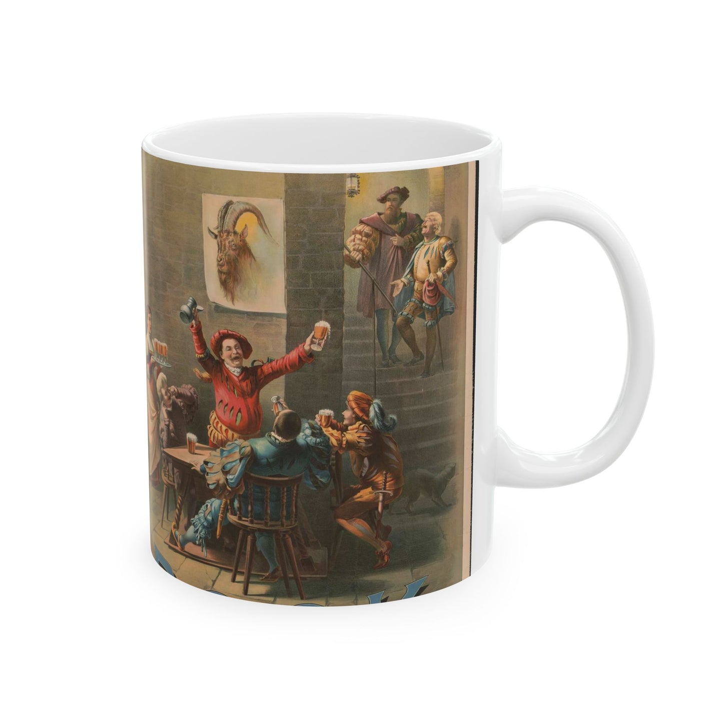 Bock, "Auerbach's keller" - Print, Library of Congress collection Beautiful Novelty Ceramic Coffee Mug 11oz