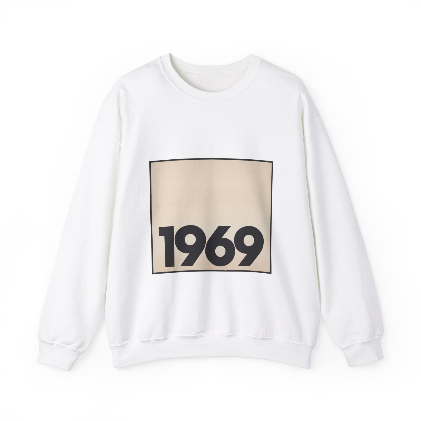 1969 - Print, Library of Congress collection White Heavy Blend Adult Crew Neck SweatShirt