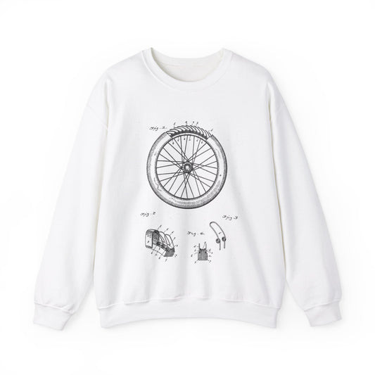 Patent drawing - Patent 573907 Public domain  image White Heavy Blend Adult Crew Neck SweatShirt