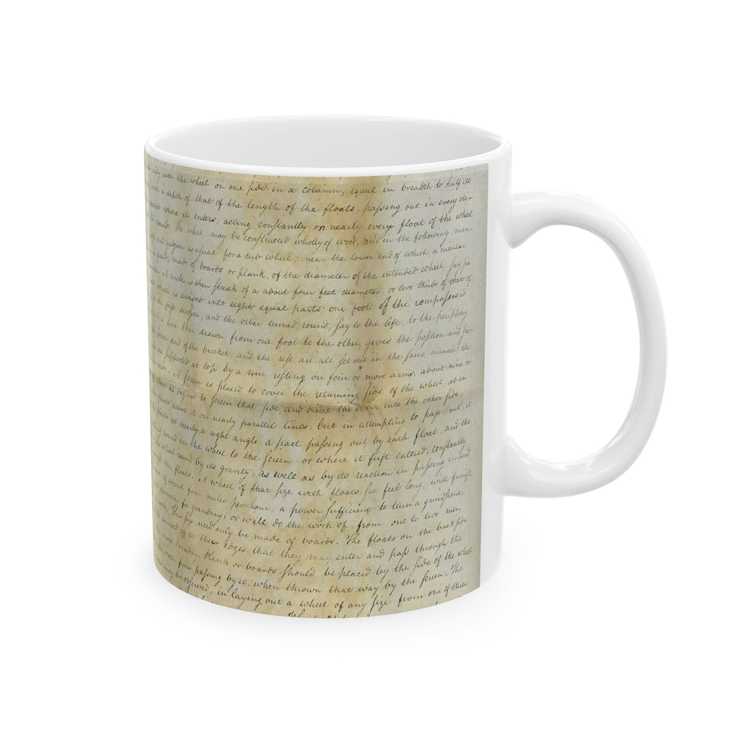 Patent drawing - US Patent 2752X color page2 Public domain  image Beautiful Novelty Ceramic Coffee Mug 11oz