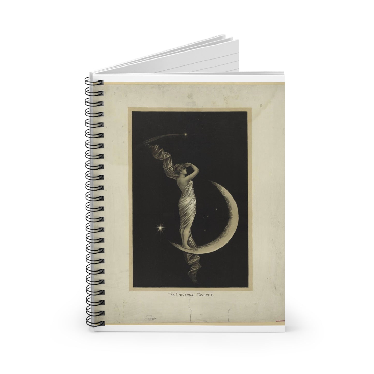 The universal favorite - Print, Library of Congress collection Spiral Bound Ruled Notebook with Printed Cover