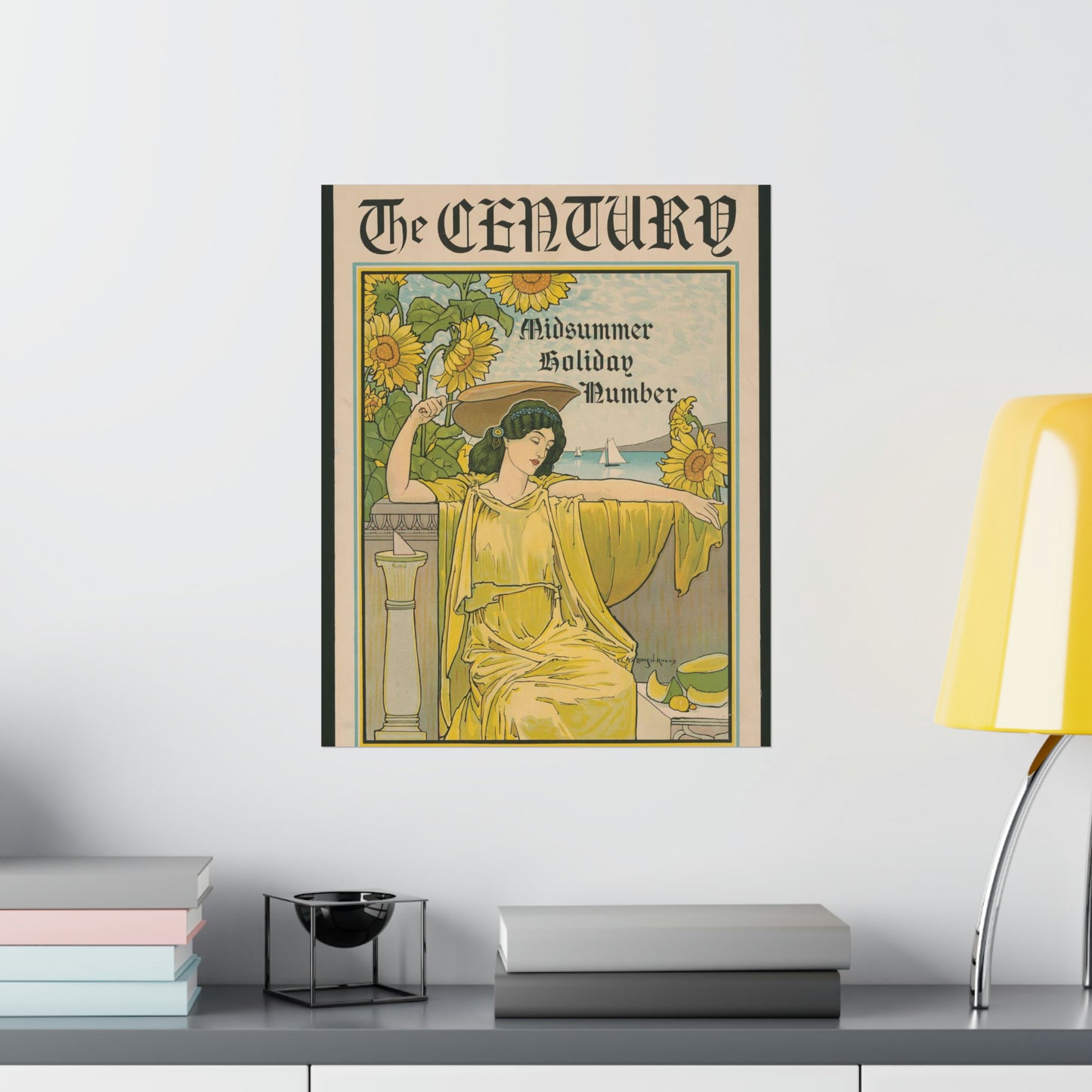 Louis Rhead - The Century, midsummer holiday number High Quality Matte Wall Art Poster for Home, Office, Classroom