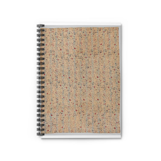 Doorgestikte sitsen sprei, France Spiral Bound Ruled Notebook with Printed Cover