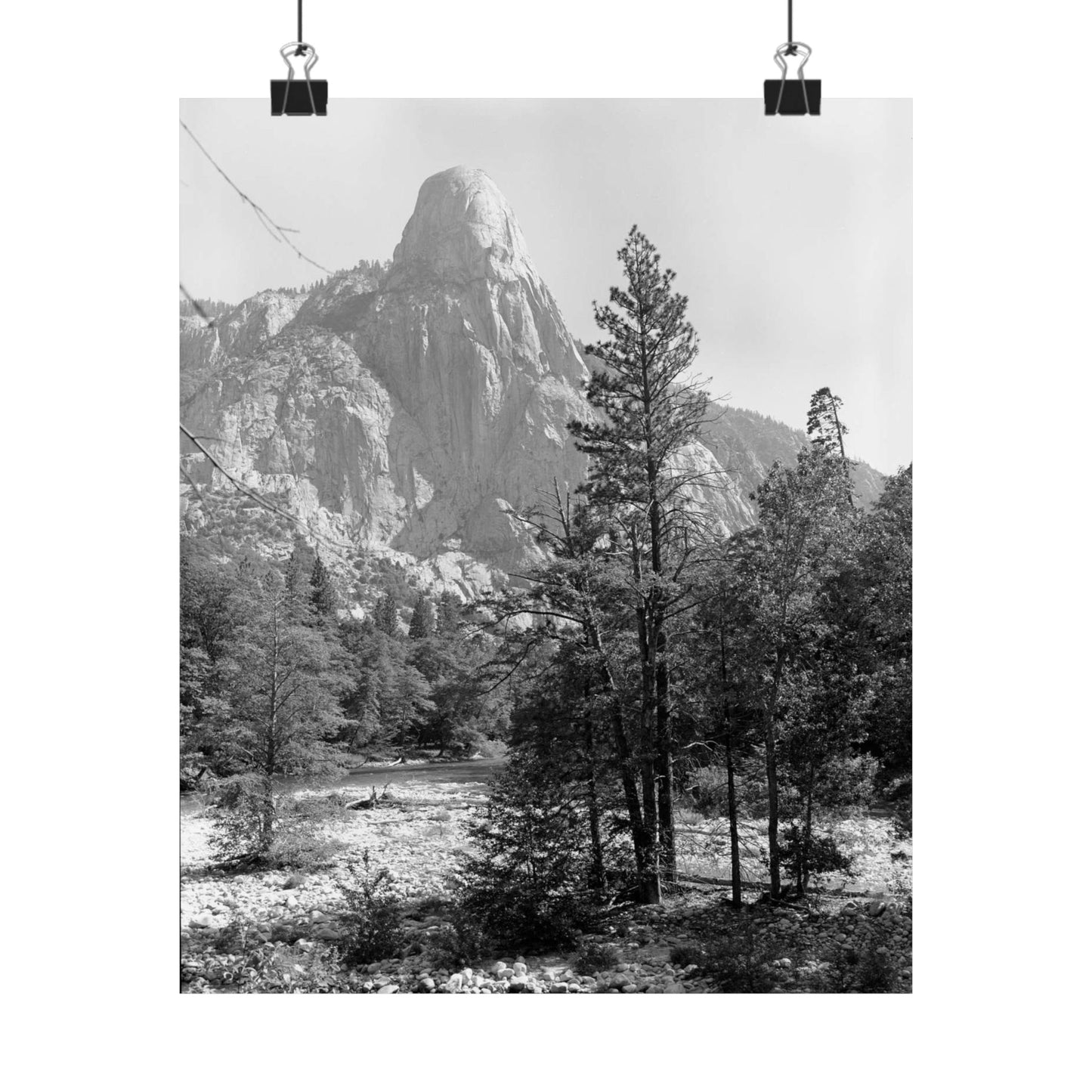 Tehipite Dome, Tehipite Valley. Remarks: Used in Grant Grove Exhibit. High Quality Matte Wall Art Poster for Home, Office, Classroom