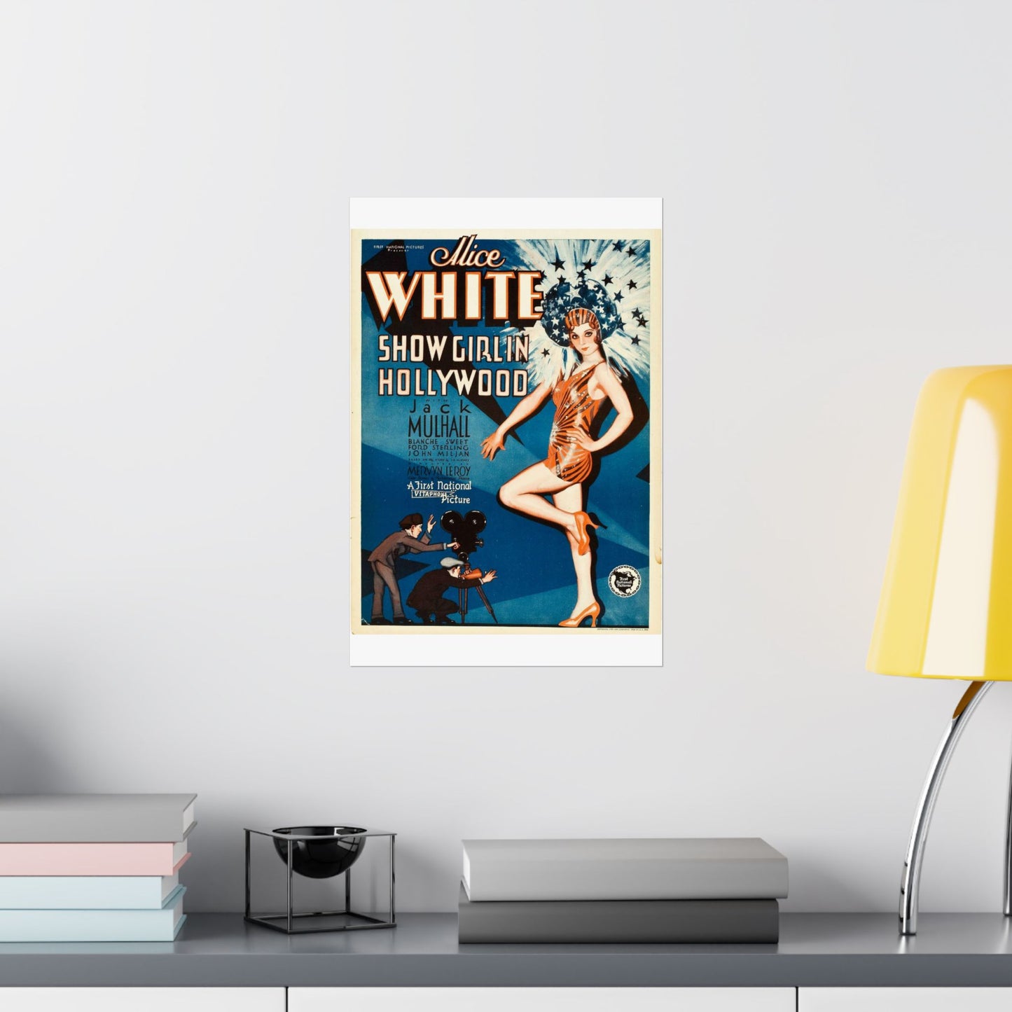 ShowgirlHollywood, Art Deco Poster High Quality Matte Wall Art Poster for Home, Office, Classroom