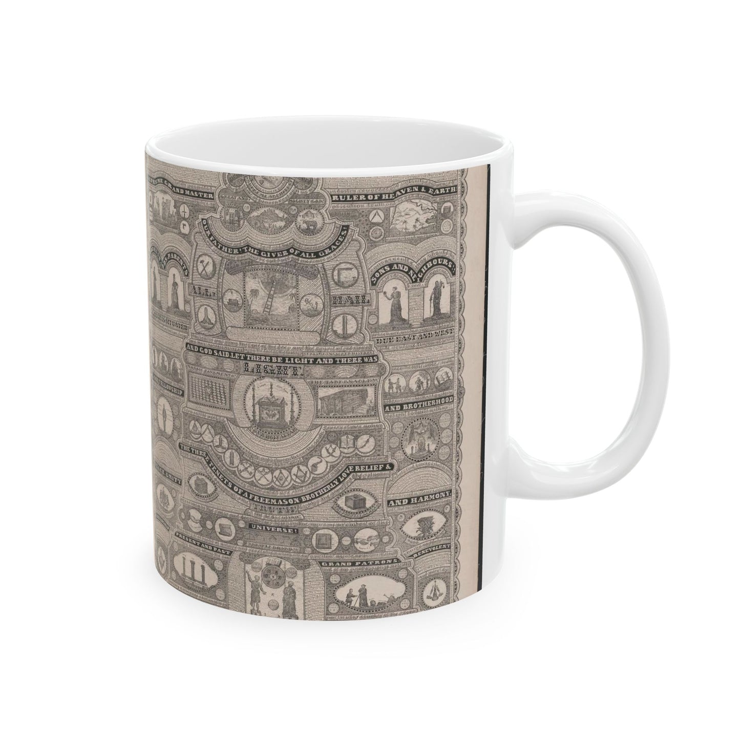 To all ancient free and accepted masons Beautiful Novelty Ceramic Coffee Mug 11oz