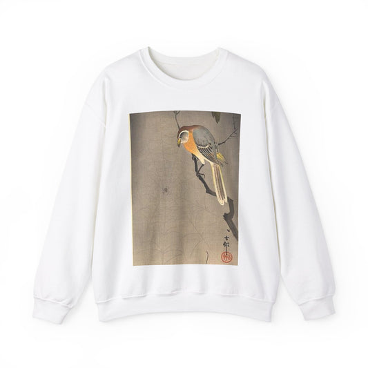 Koson - the-spiderweb, Ohara Koson White Heavy Blend Adult Crew Neck SweatShirt