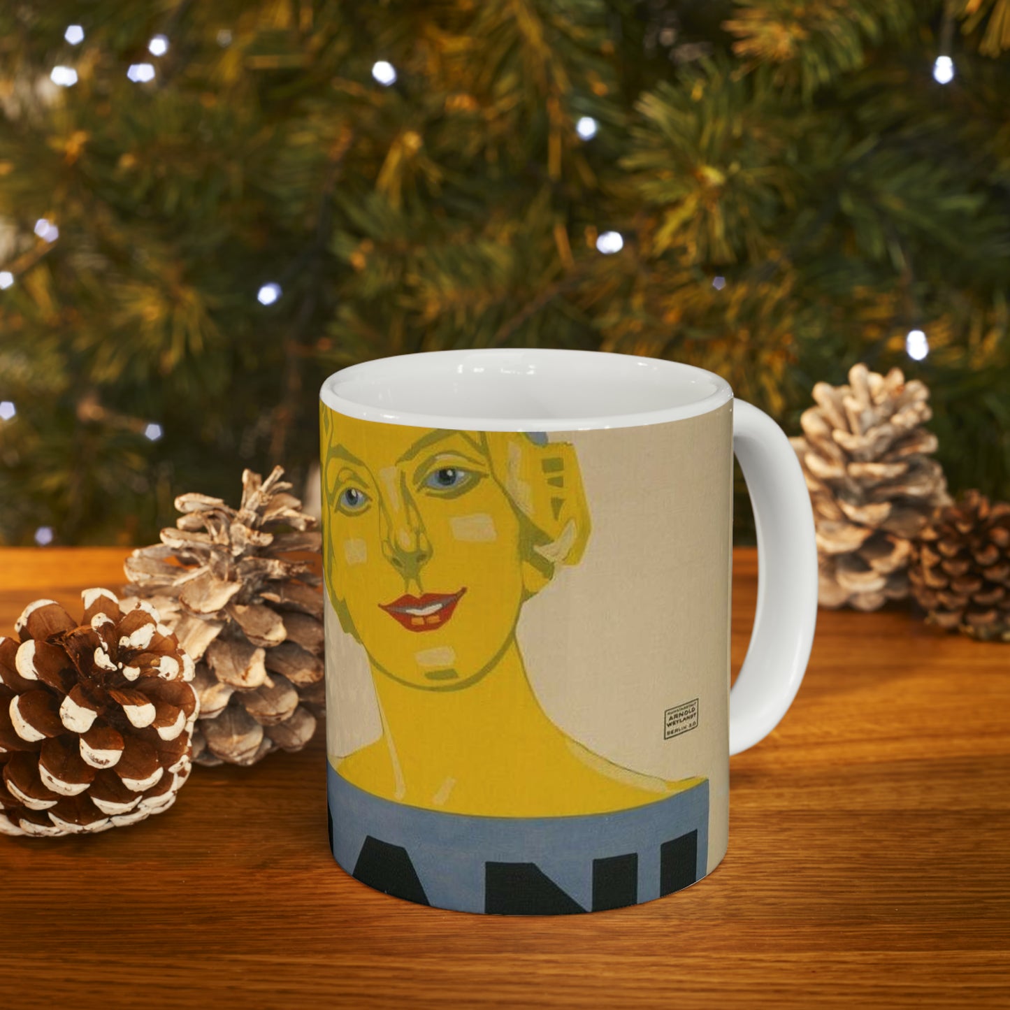 Putzi Cassani - Linden-Cabaret - Jo Steiner, 1913 Beautiful Novelty Ceramic Coffee Mug 11oz