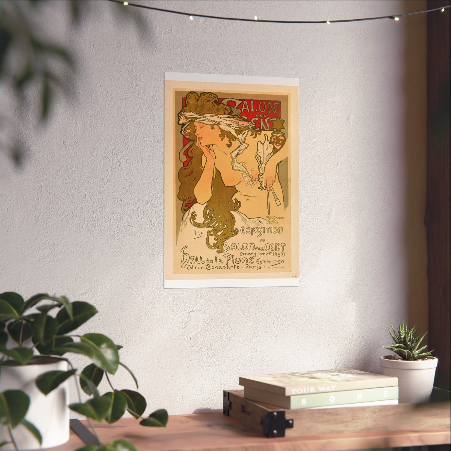 Salon des Cent (20) - mars 1896 High Quality Matte Wall Art Poster for Home, Office, Classroom