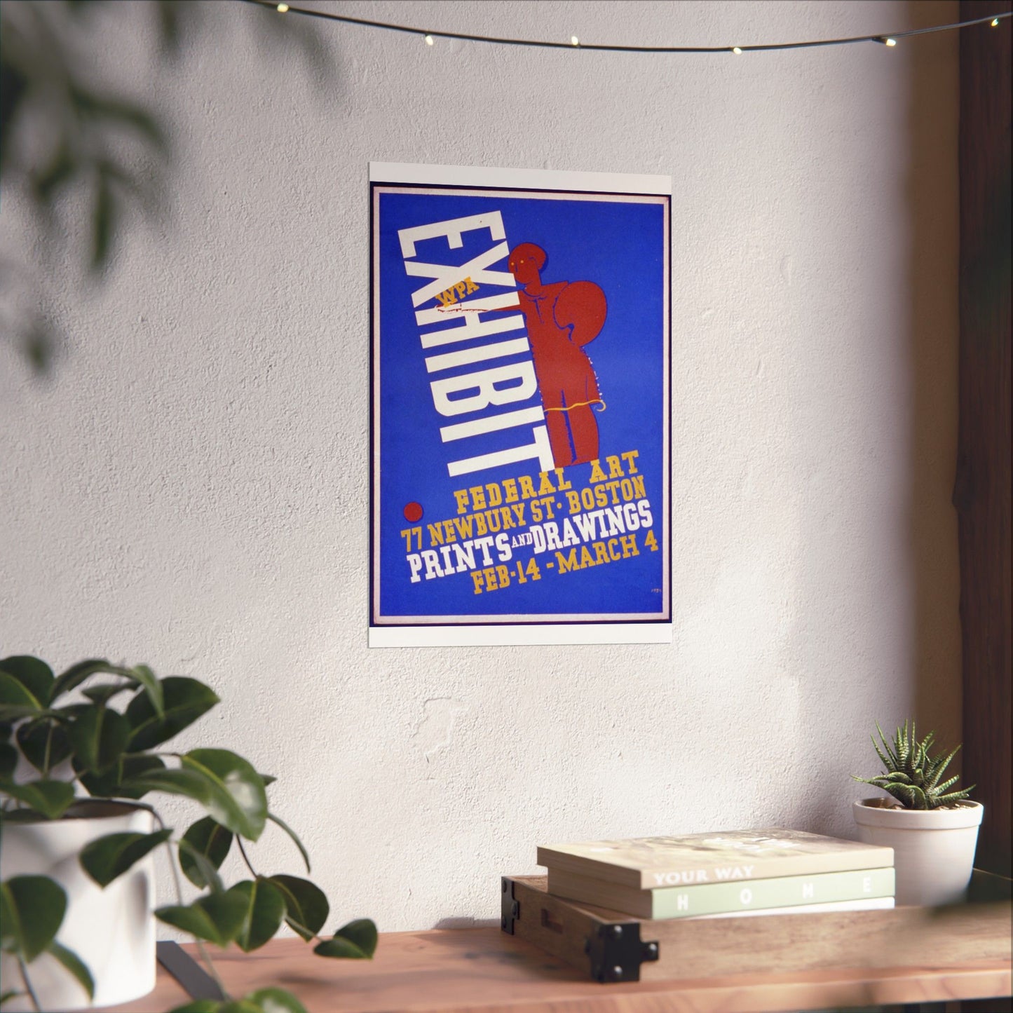 WPA exhibit Prints and drawings. High Quality Matte Wall Art Poster for Home, Office, Classroom