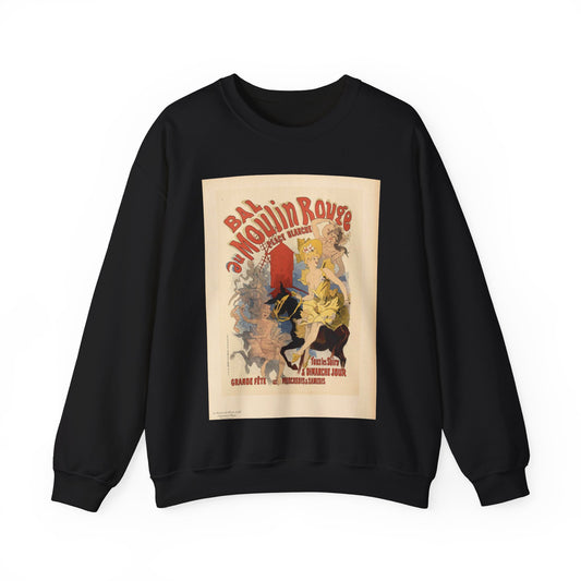 Maîtres de l'affiche V 2 - Pl 53 - Jules Chéret Black Heavy Blend Adult Crew Neck SweatShirt