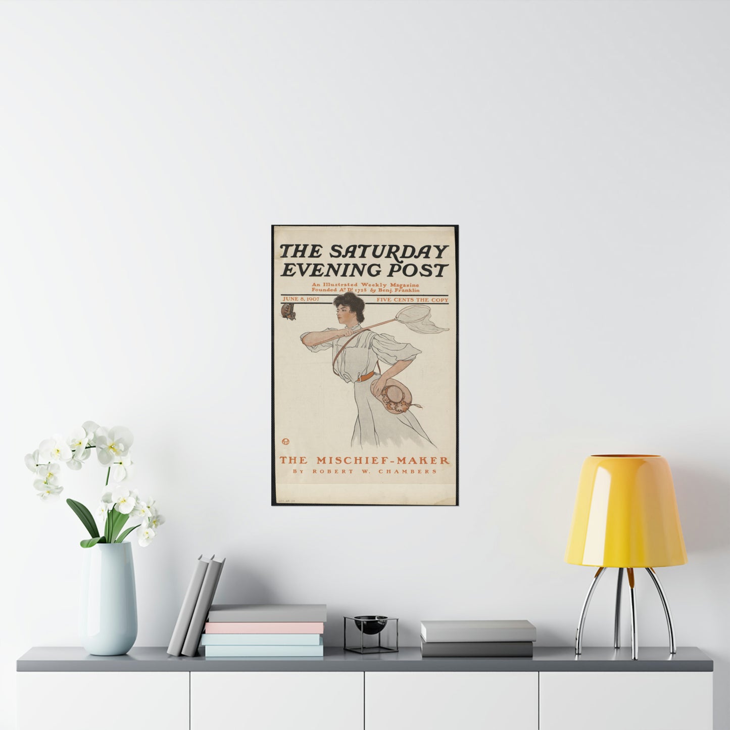 The Saturday evening post, June 8, 1907 High Quality Matte Wall Art Poster for Home, Office, Classroom