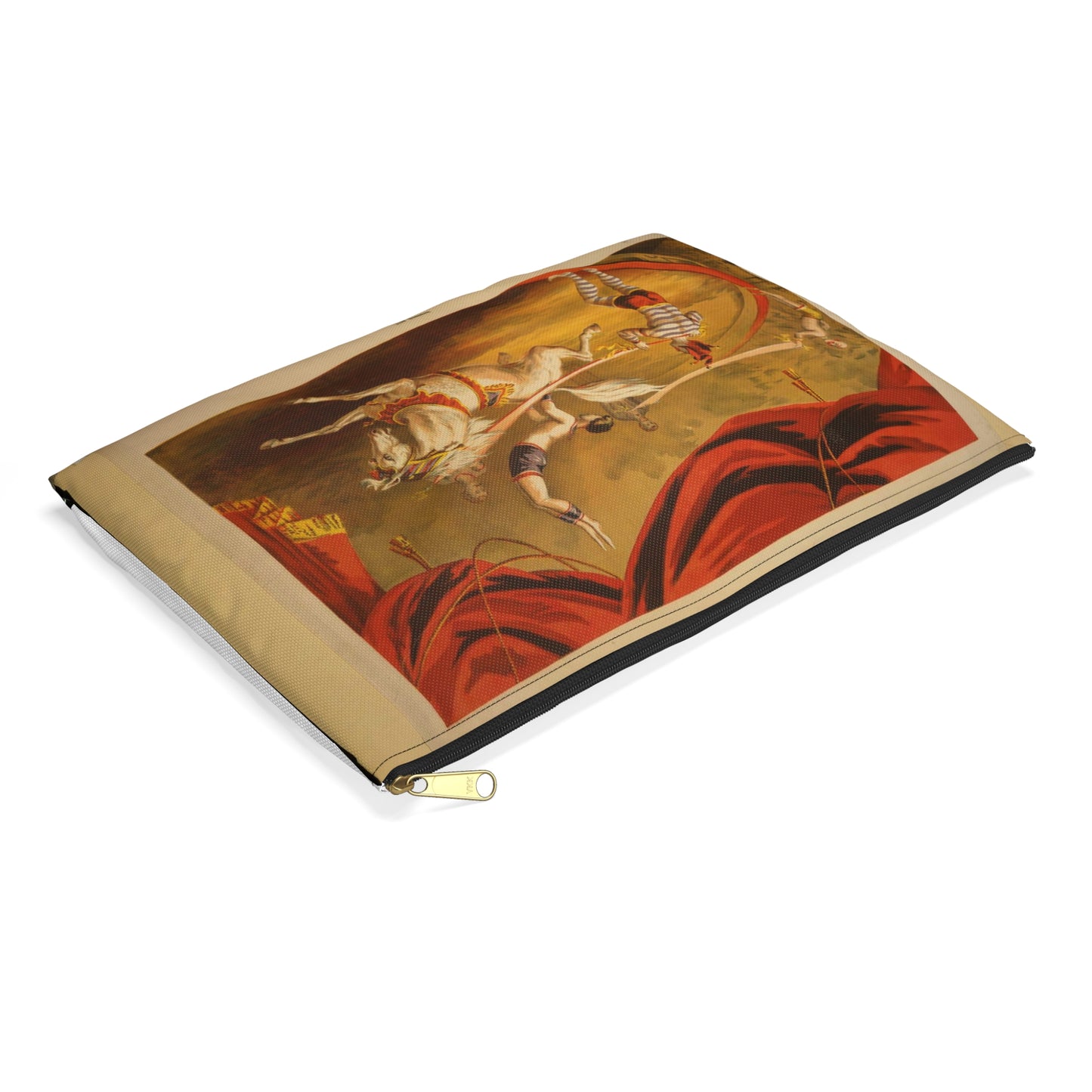 Banner act - Print, Library of Congress collection Large Organizer Pouch with Black Zipper
