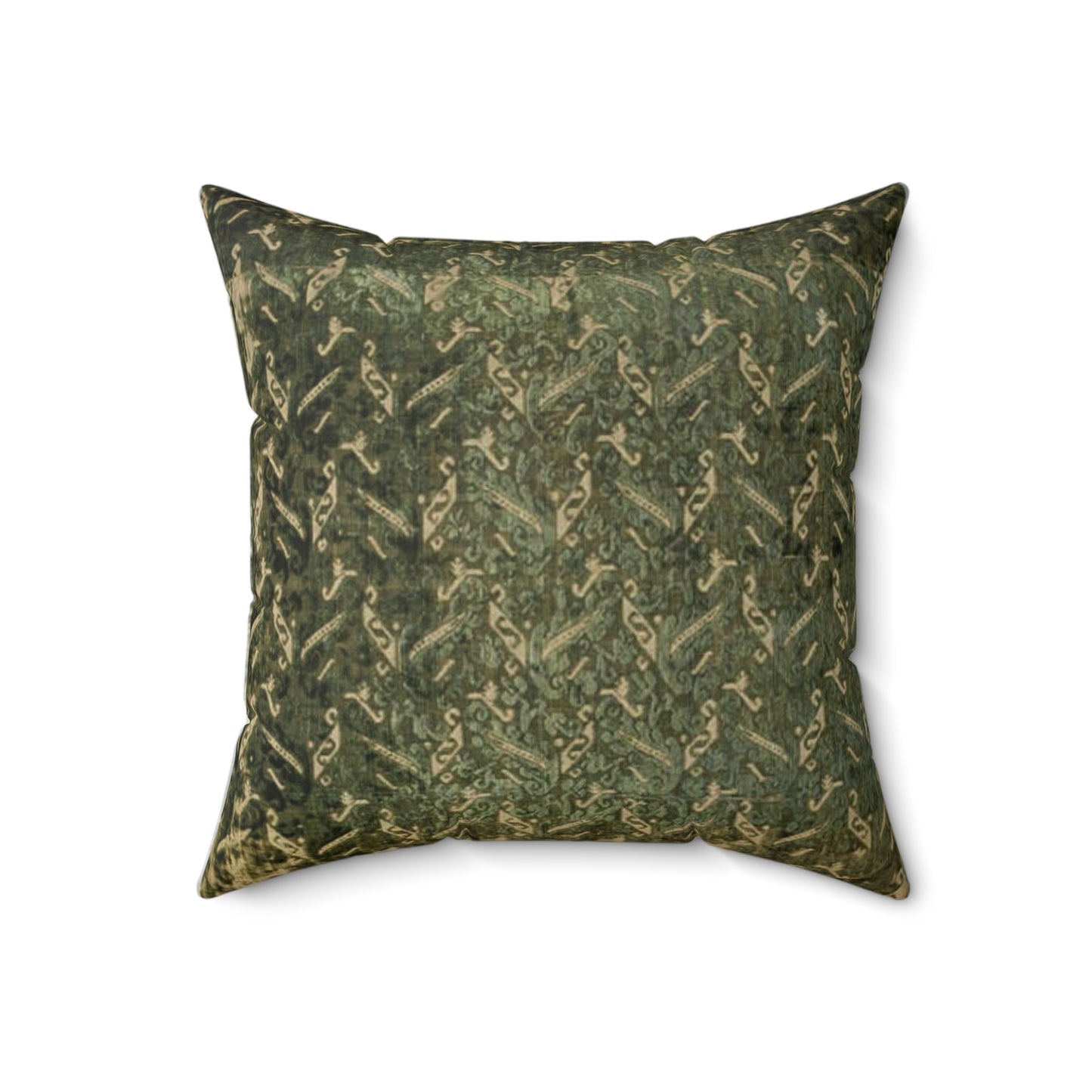 Piece, 15th century - Public domain dedication museum photo Decorative Accent Square Pillow