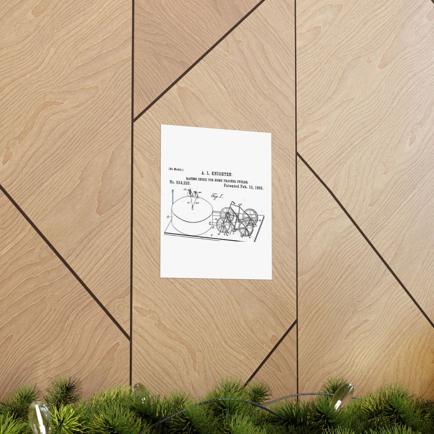 Patent drawing - RacingBikesPatent Public domain  image High Quality Matte Wall Art Poster for Home, Office, Classroom