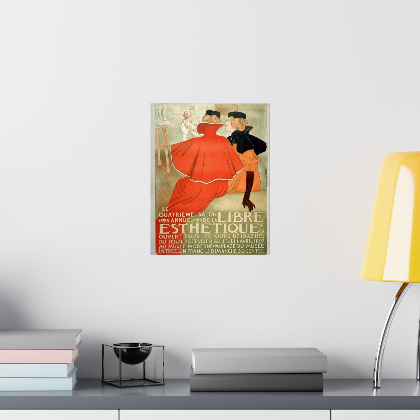 Le quatrième salon annuel de la Libre Esthétique High Quality Matte Wall Art Poster for Home, Office, Classroom