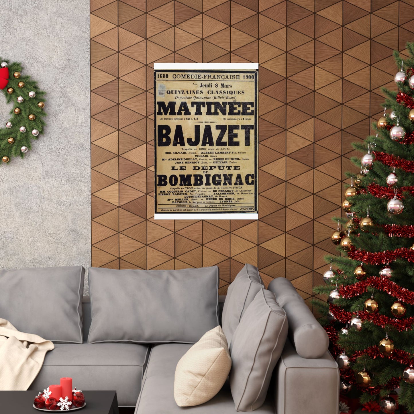 Poster of Bajazet 1900 - A poster advertising a concert in paris High Quality Matte Wall Art Poster for Home, Office, Classroom