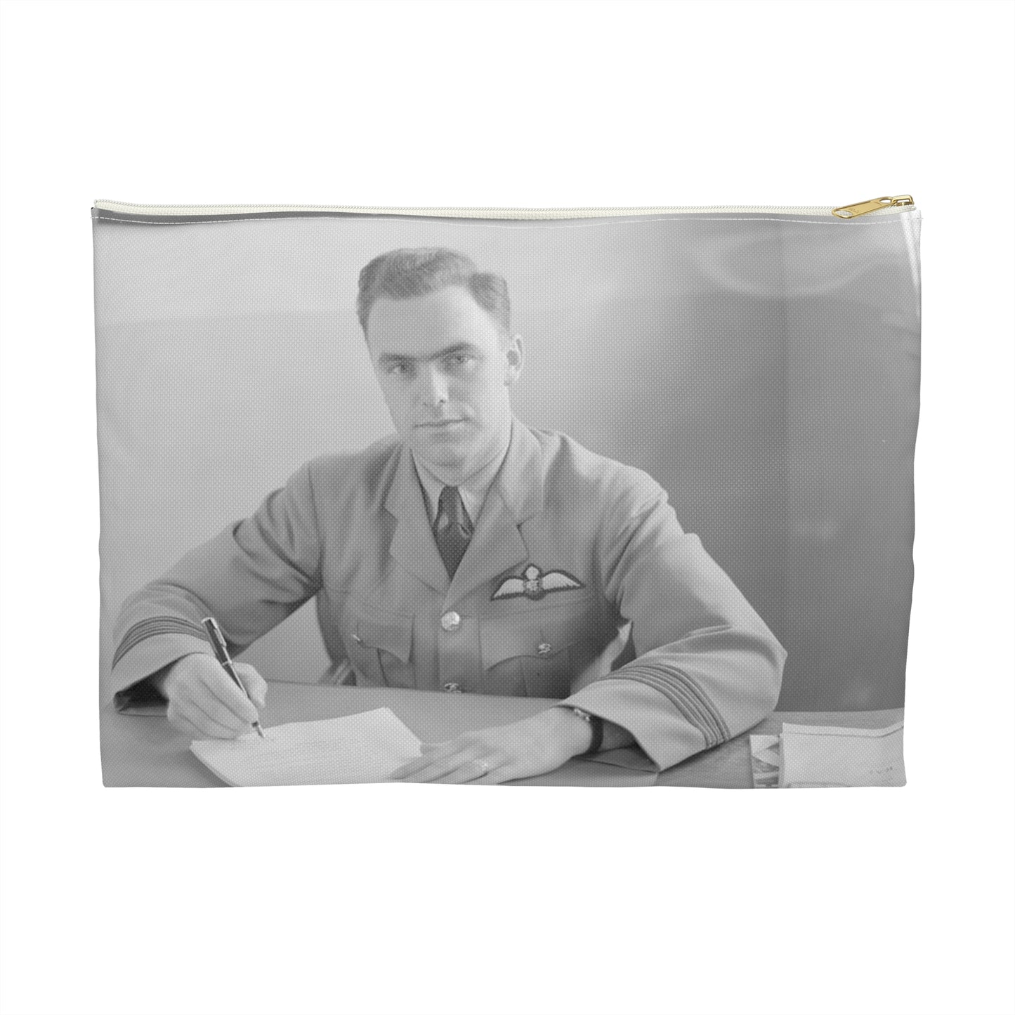 Unidentified Man, about 1940-1944 Large Organizer Pouch with Black Zipper