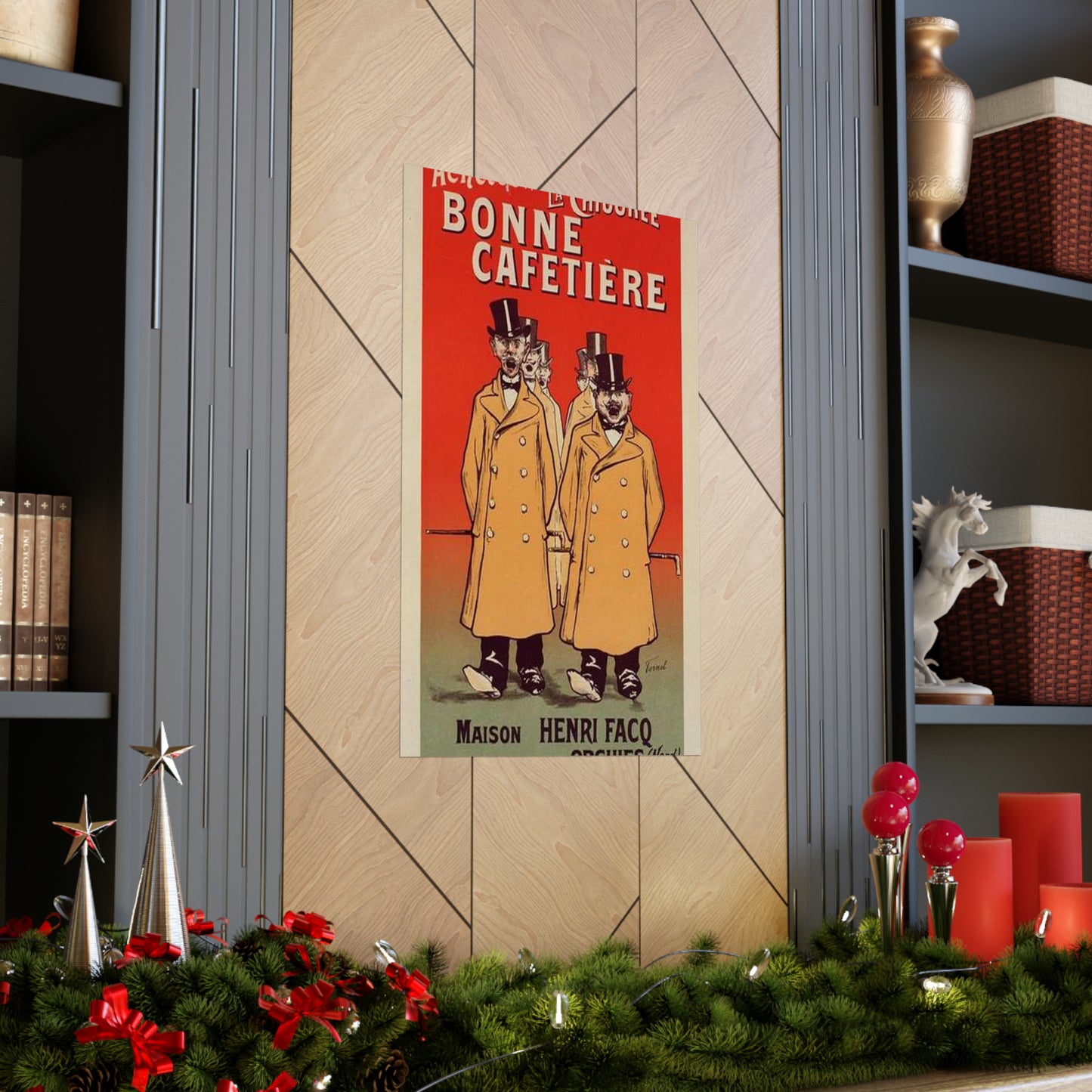 Affiche pour la "Chicorée Bonne Cafetière". High Quality Matte Wall Art Poster for Home, Office, Classroom