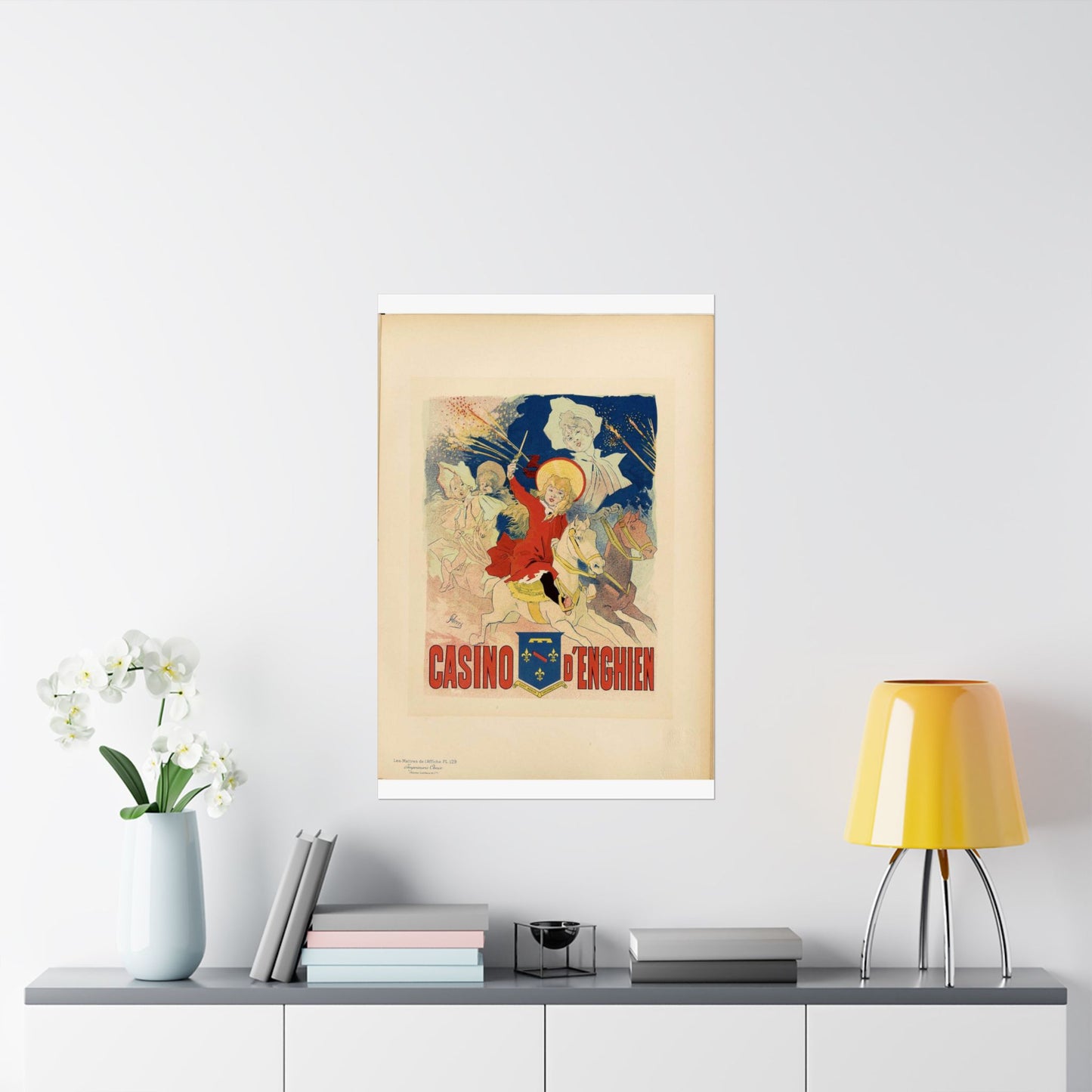 Maîtres de l'affiche V 3 - Pl 129 - Jules Chéret High Quality Matte Wall Art Poster for Home, Office, Classroom