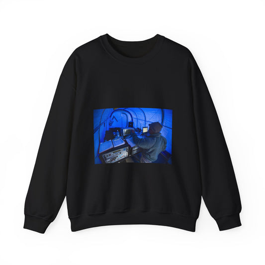 U.S. Air Force Staff Sgt. Titus Poulose of the 263rd Black Heavy Blend Adult Crew Neck SweatShirt
