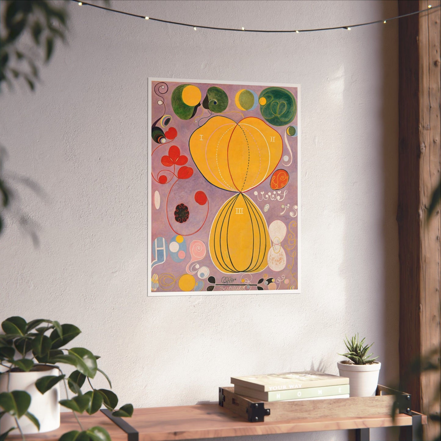 Hilma af Klint - The Ten Largest No. 7 - Adulthood - 1907 High Quality Matte Wall Art Poster for Home, Office, Classroom