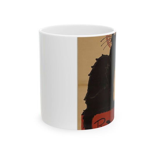 Prochainement/Tournée/ DU/ CHAT/ NOIR/ AVEC/ RODOLPHE SALIS Beautiful Novelty Ceramic Coffee Mug 11oz