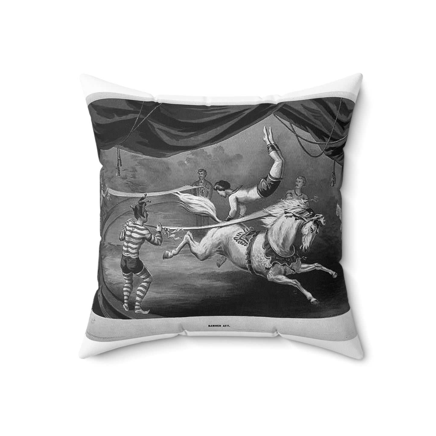 Banner act - Print, Library of Congress collection Decorative Accent Square Pillow