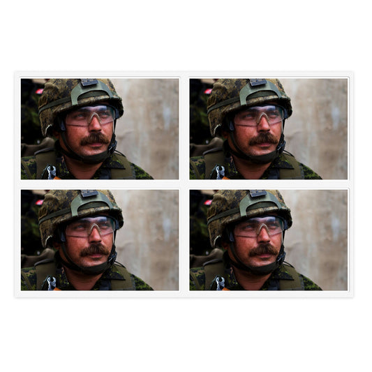 Cpl. Dean Disotell, a heavy-machine gunner with Company Laminated UV Protective Vinyl Stickers