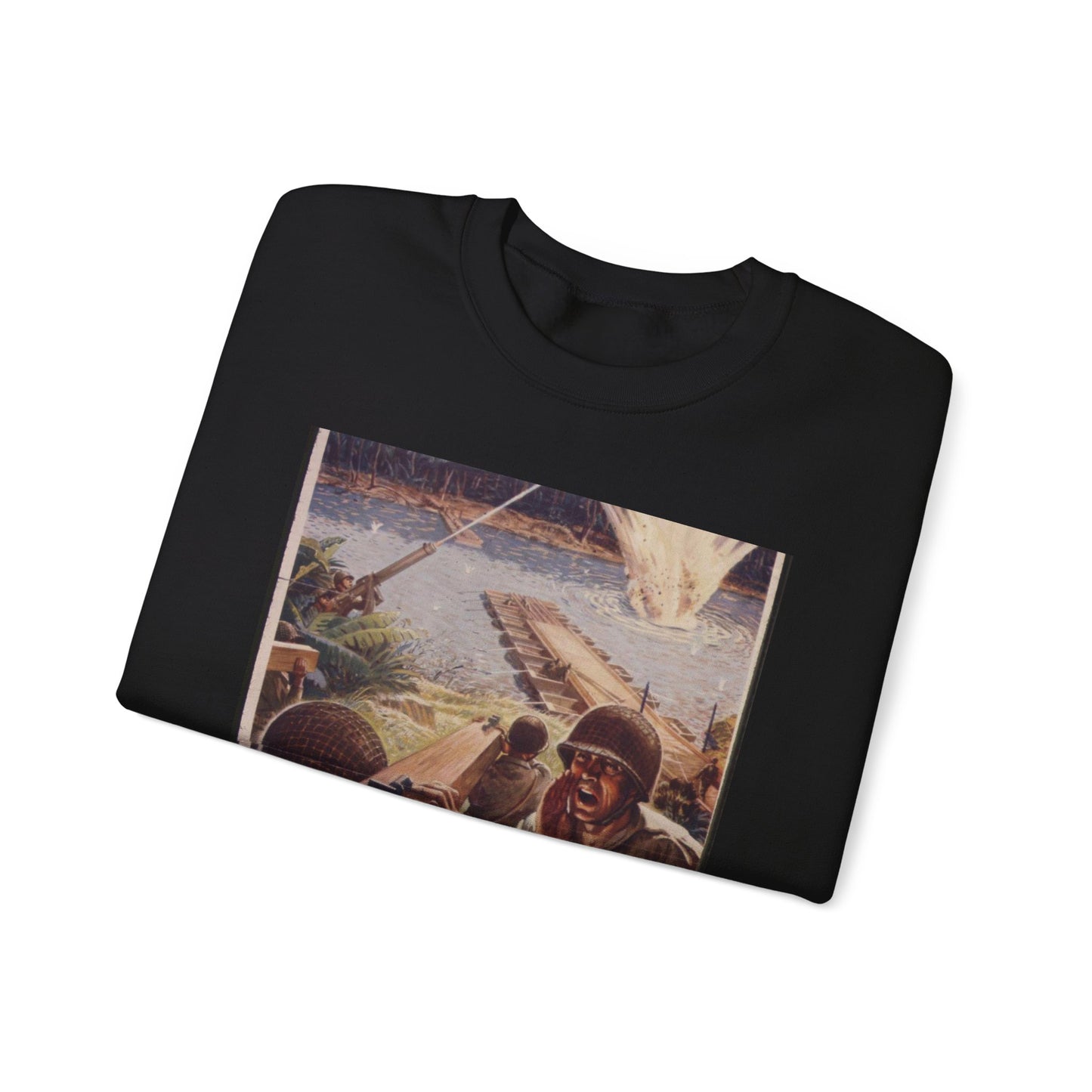 "Keep that lumber coming" - NARA - 534817 Black Heavy Blend Adult Crew Neck SweatShirt