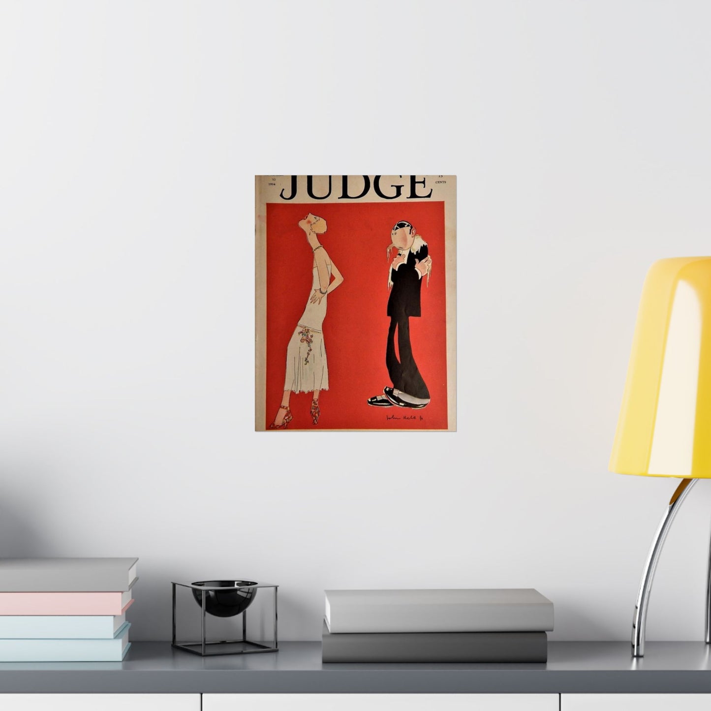 JudgeMagazine13Sep1924 - Art Deco public domain image High Quality Matte Wall Art Poster for Home, Office, Classroom