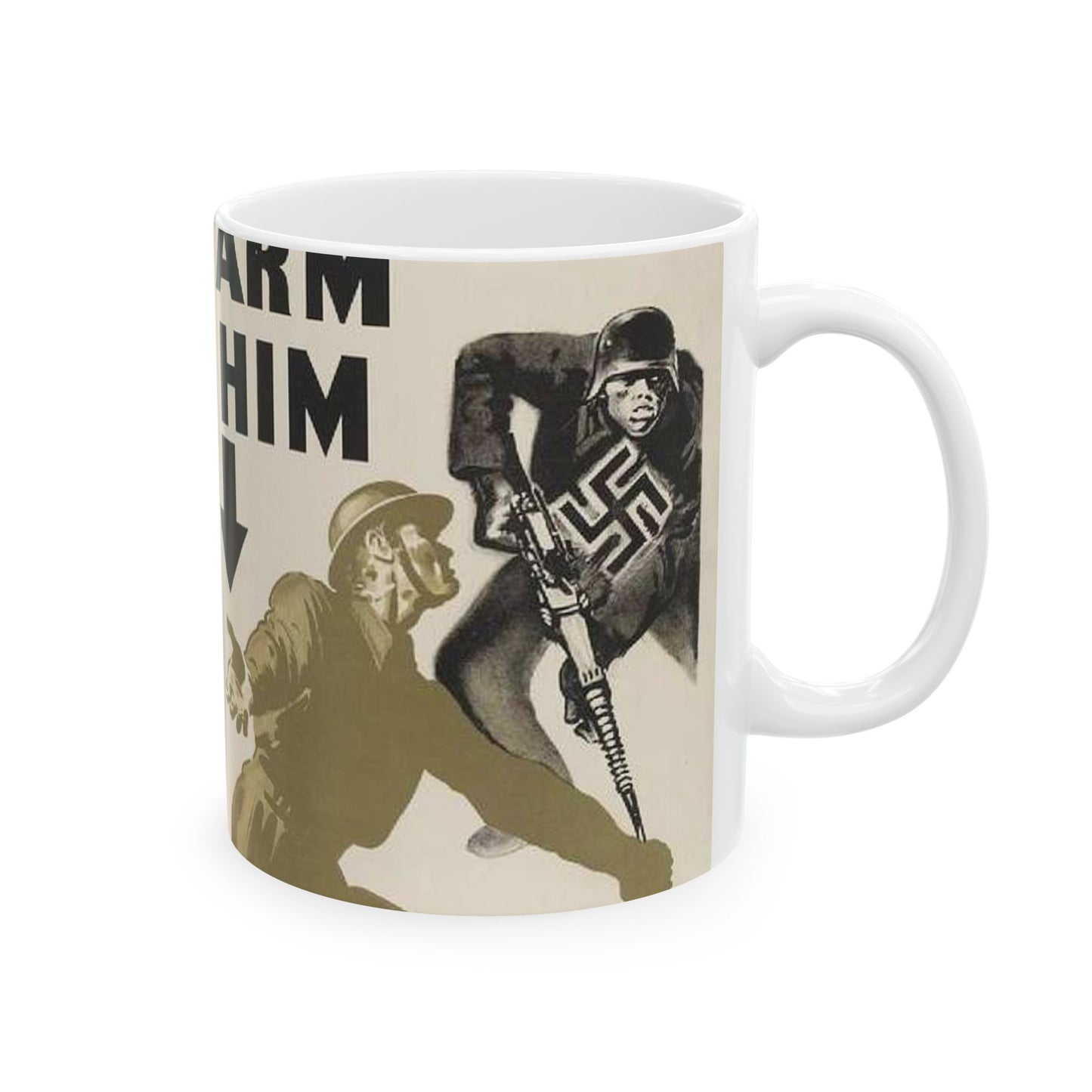 Arm Him Art.IWMPST3378 - Art Deco public domain image Beautiful Novelty Ceramic Coffee Mug 11oz