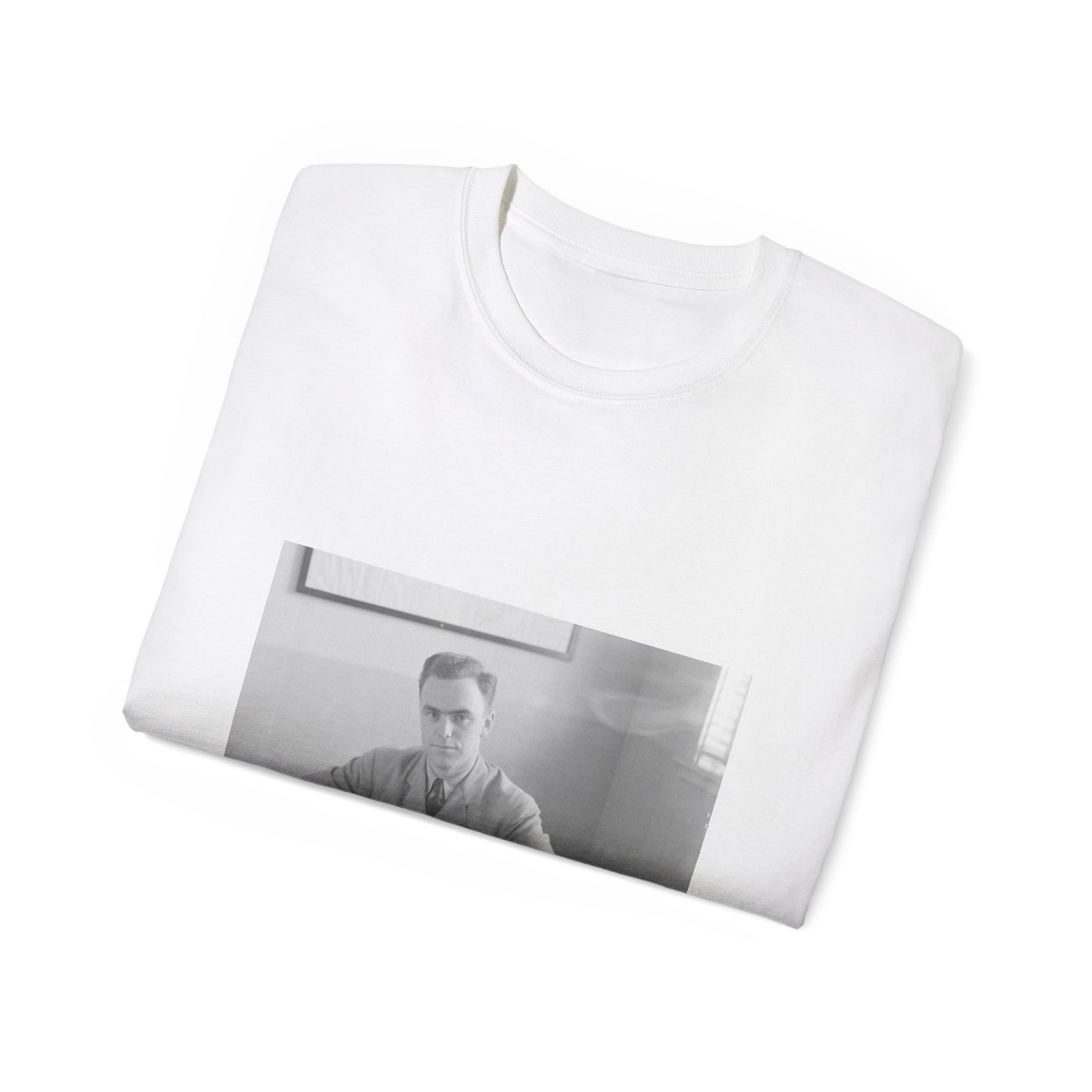 Unidentified Man, about 1940-1944 White T-Shirt Gildan 2000 Cotton Unisex