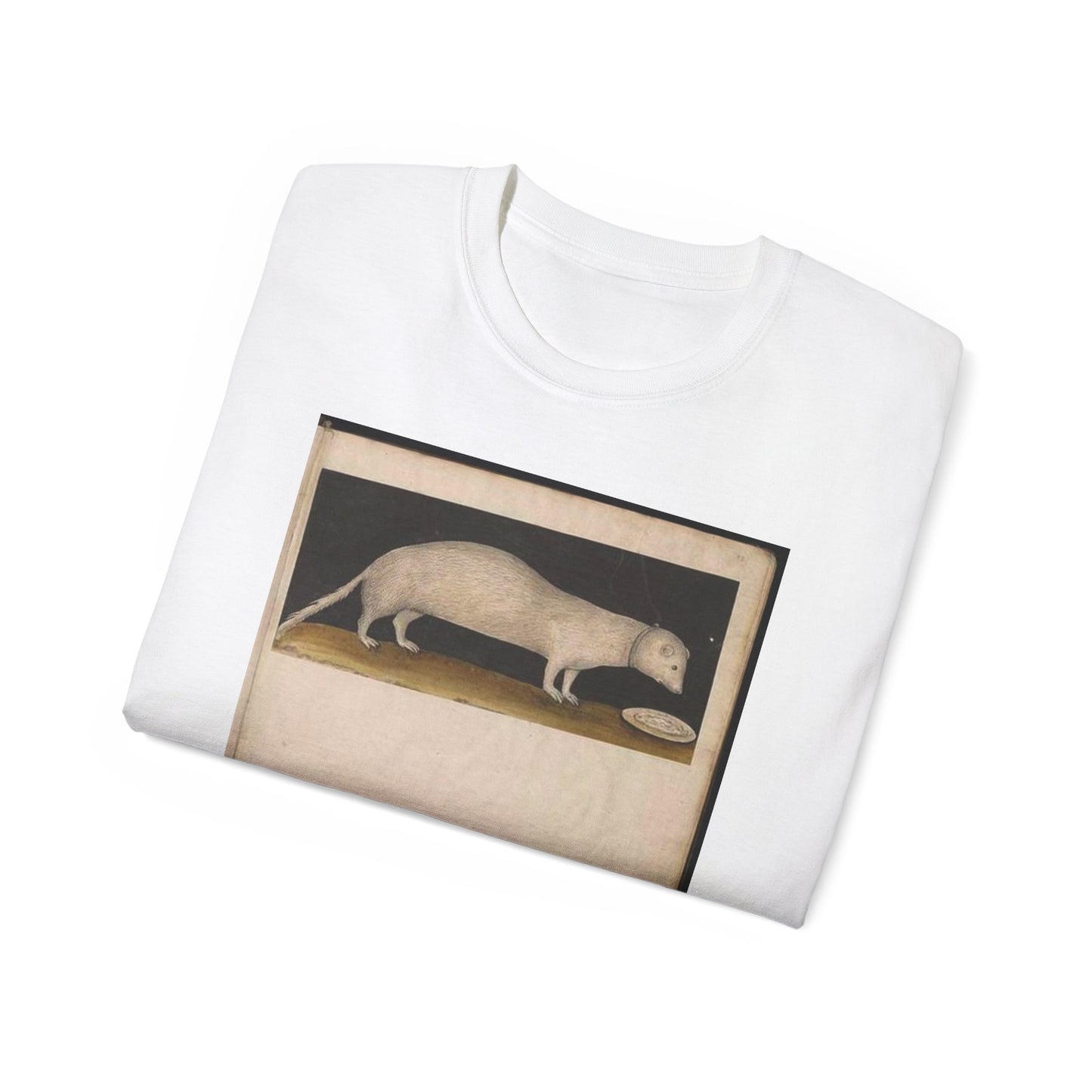 Animal drawings collected by Felix Platter, p2 - (74) White T-Shirt Gildan 2000 Cotton Unisex