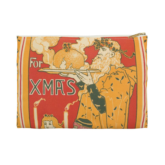 Louis Rhead - Louis Rhead - The Century: XMAS Large Organizer Pouch with Black Zipper