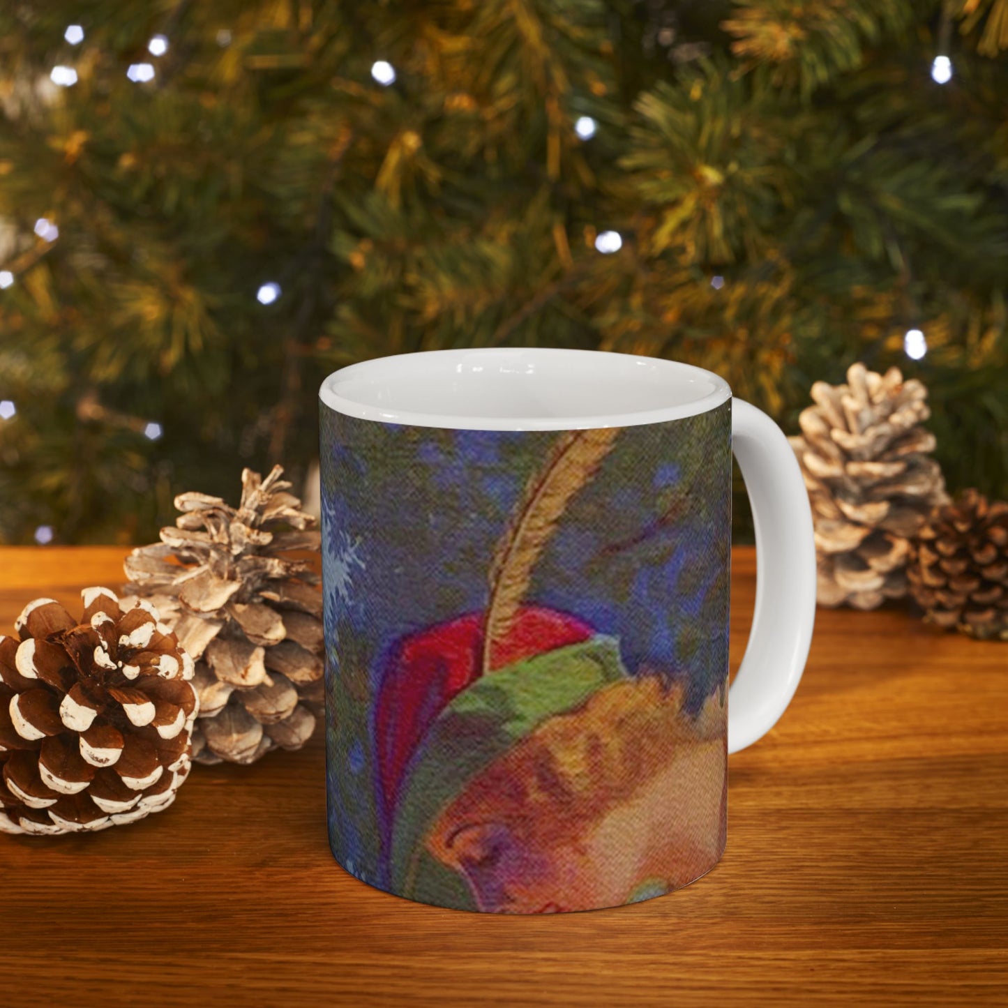 The Paradise of Peter Pan, print of painting by Edward Mason Eggleston, 1932 (cropped) Beautiful Novelty Ceramic Coffee Mug 11oz