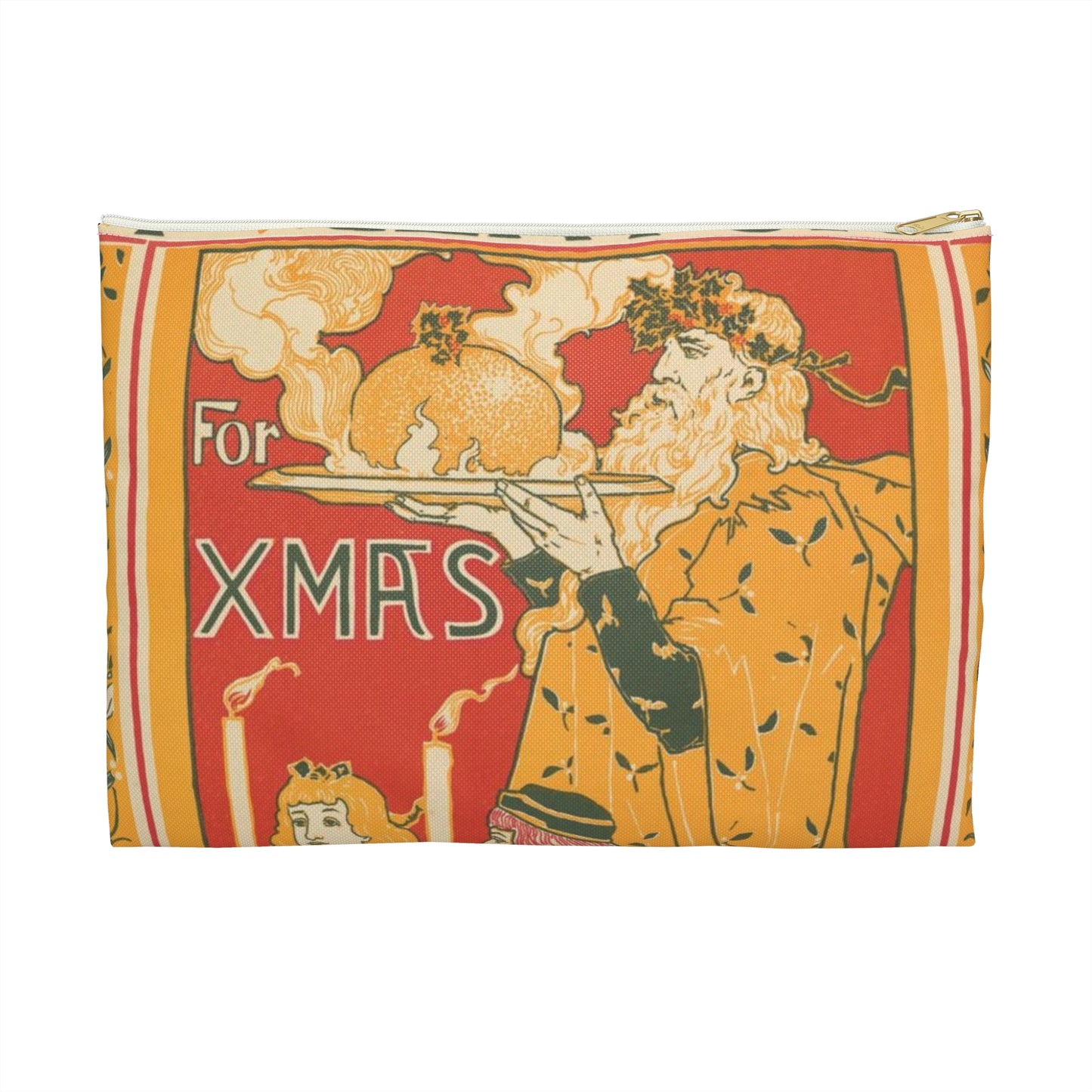 Louis Rhead - Louis Rhead - The Century: XMAS Large Organizer Pouch with Black Zipper